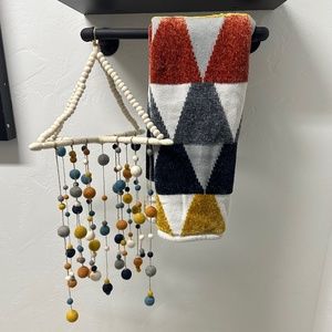 Pottery Barn Kids Baby Blanket and Mobile Set